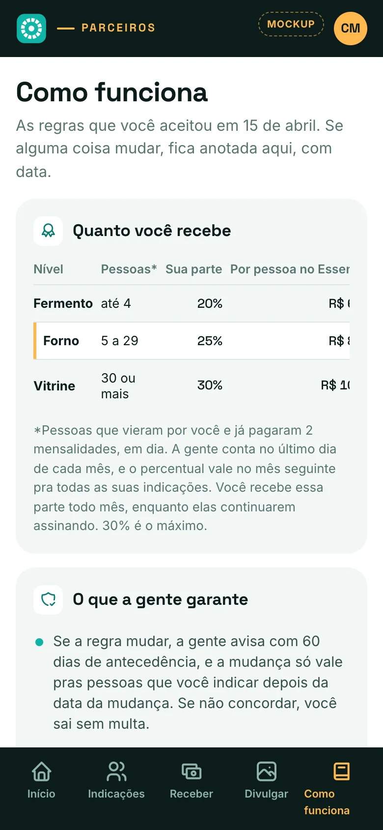 Como funciona no celular